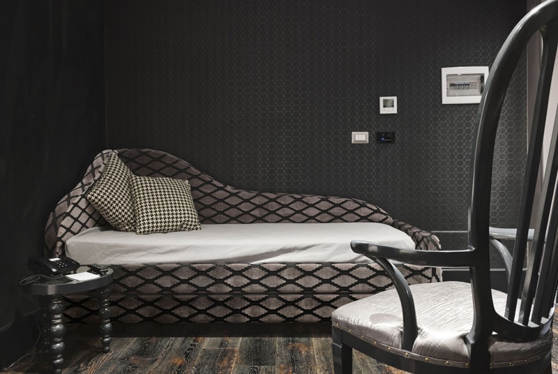 Divano di design, camera hotel di lusso. Interior design di Bertelè Mobili