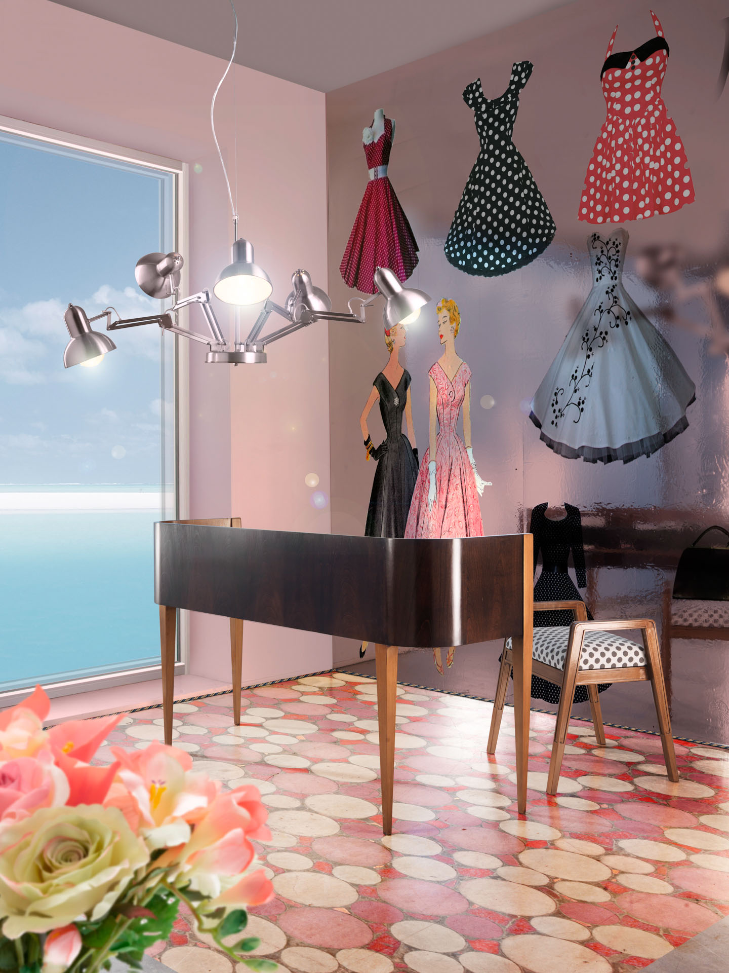 Progetto di interior design moderno suggestivo, a cura di Bertelè Mobili (azienda di arredo di lusso di Verona)